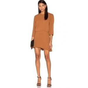 Pfeiffer Dress The Ray Open Back Mini in Brown Sugar
